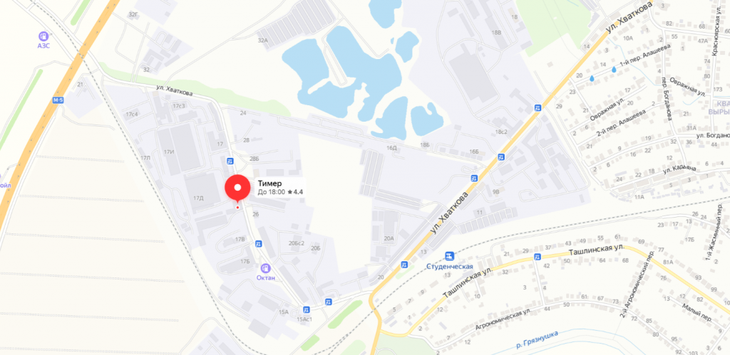 ТИМЕР на карте 