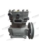 5336-3509012-10 Компрессор МАЗ, КРАЗ, БЕЛАЗ 2-х цилиндровый со шкивом БЗА