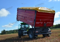 Прицеп тракторный самосвальный Metal-Fach Т-711/1 с надставными бортами